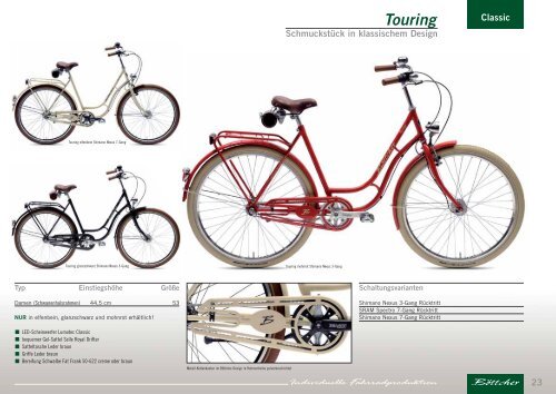 BÖ Kollektion 2012 - Böttcher-Fahrräder