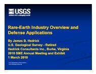 Rare-Earth Industry Overview and Defense Applications by ... - SME