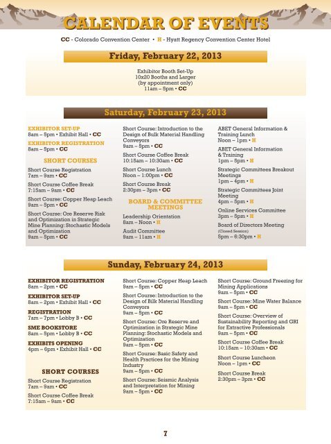 Annual Meeting Preliminary Program - Full Brochure (PDF) - SME