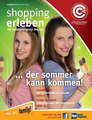 cash-back wochen: 2. – 31. juli! daheim im cca! - City Center Amstetten