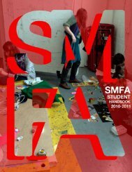 Student Handbook 2010 2011 - School of the Museum of Fine Arts