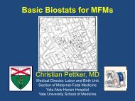 Basic Biostats for MFMs - Society for Maternal-Fetal Medicine
