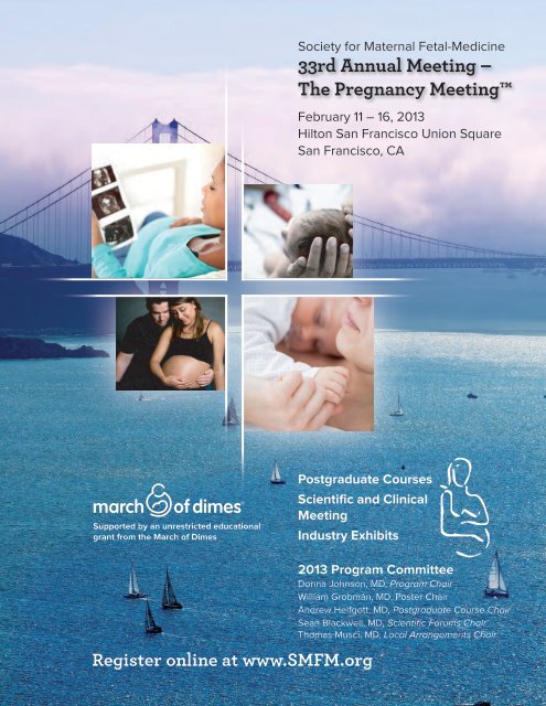 33rd Annual Meeting - Society for Maternal-Fetal Medicine