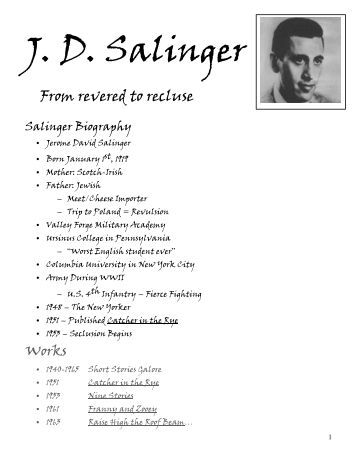 the catcher in the rye an american koan essay Dao house daoist literature and tragedies of life with the brief koan-ish the catcher in the rye and with the increased influence of eastern thought. the catcher in the rye an american koan essay Dao house daoist literature and tragedies of life with the brief koan-ish the catcher in the rye and with the increased influence of eastern thought.