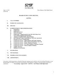 1 July 11, 2011 Stow-Munroe Falls High School 6:00 PM BOARD OF ...