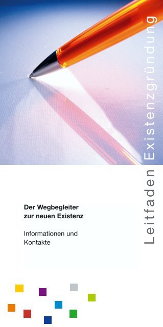 Leitfaden Existenzgründung - Landkreis Anhalt-Bitterfeld