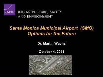 RAND Presentation - City of Santa Monica