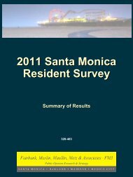 2011 Santa Monica Resident Survey - City of Santa Monica