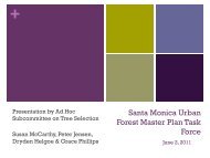 Santa Monica Urban Forest Master Plan Task Force - City of Santa ...