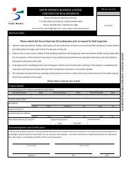 Contractors License Release Form - City of Santa Monica