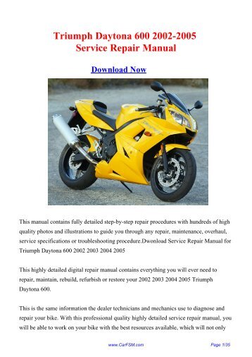 Download 2005 Honda Cbr600rr Service Manual Download 2005 Honda Cbr600rr Service Manual