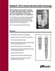 CPLS12 Pedlock.p65 - Charles Industries, Ltd.