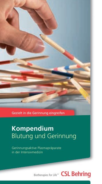 Kompendium Blutung und Gerinnung