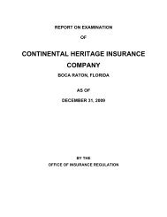 Continental Heritage Insurance Company (12/31/2009)