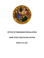 Home Structure Rating System - Florida Office of Insurance Regulation