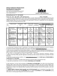 Orissa Industrial Infrastructure Development Corporation - IDCO