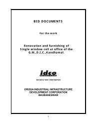 BID DOCUMENTS - IDCO