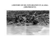 A HISTORY OF OIL EXPLORATION IN ALASKA (1898-PRESENT ...