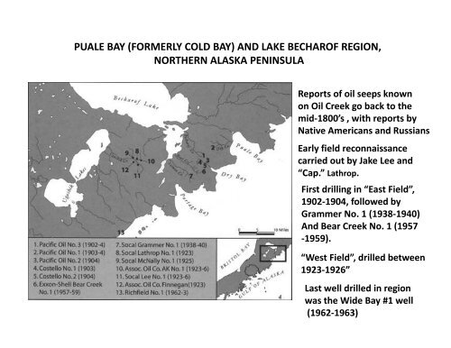 A HISTORY OF OIL EXPLORATION IN ALASKA (1898-PRESENT ...