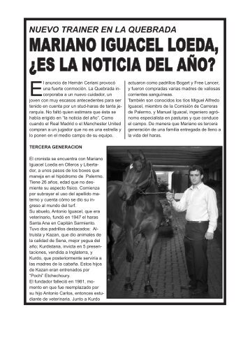 Nota completa - Revista Palermo