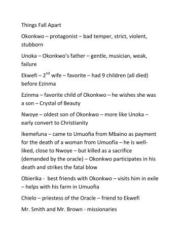 things fall apart family essay things fall apart family essay