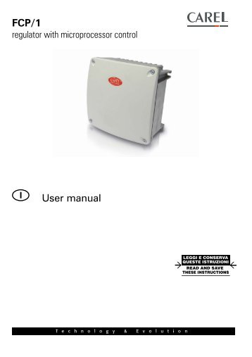 FCP/1 User manual