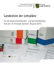 Landesliste der LehrplÃ¤ne - SÃ¤chsisches Staatsministerium fÃ¼r ...