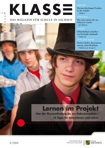 Klasse 2010 - Ausgabe 3 - SÃ¤chsisches Staatsministerium fÃ¼r Kultus