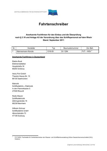 Fahrtenschreiber