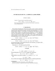 ON THE VALUE SET OF n!m! MODULO A LARGE PRIME 1 ...