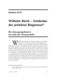 Wilhelm Reich und die primÃ¤re Biogenese von Stephan Krall