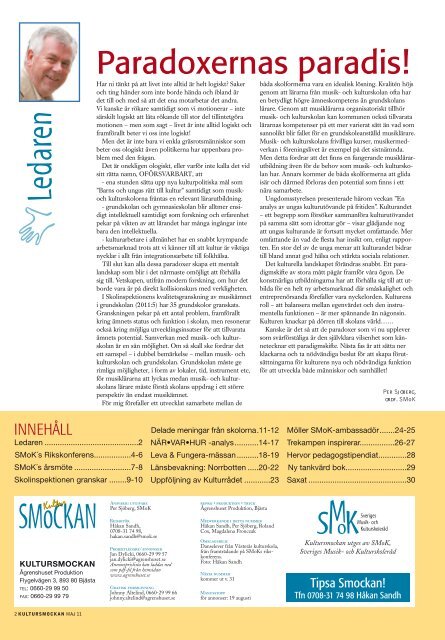 KULTURSMOCKAN nr 3/2011.pdf - SMoK - Sveriges Musik