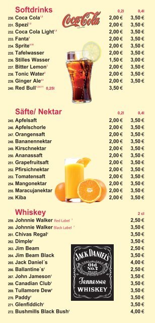 Getränke Karl-Liebknecht (PDF) - Cocktail Bar Oase Berlin