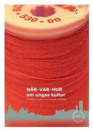 NÃ¤r var hur - om ungas kultur - Dagens Nyheter