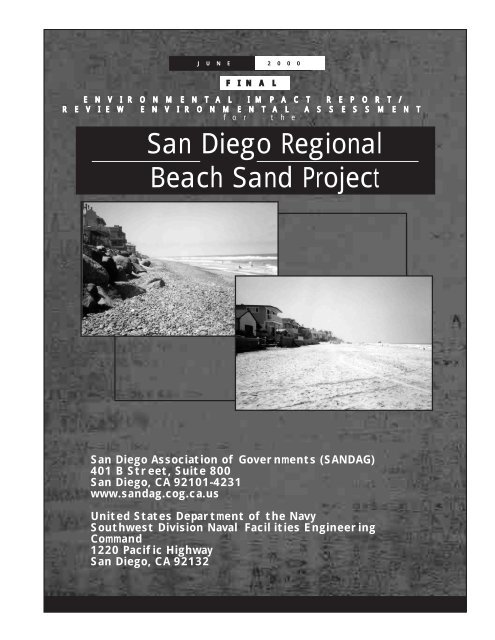 Regional Beach Sand Project EIR/EA - CHL - U.S. Army