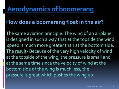 Boomerang Tutorial