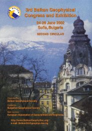 3rd Balkan Geophysical Congress and Exhibition - Journal of the ...