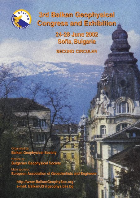 3rd Balkan Geophysical Congress and Exhibition - Journal of the ...