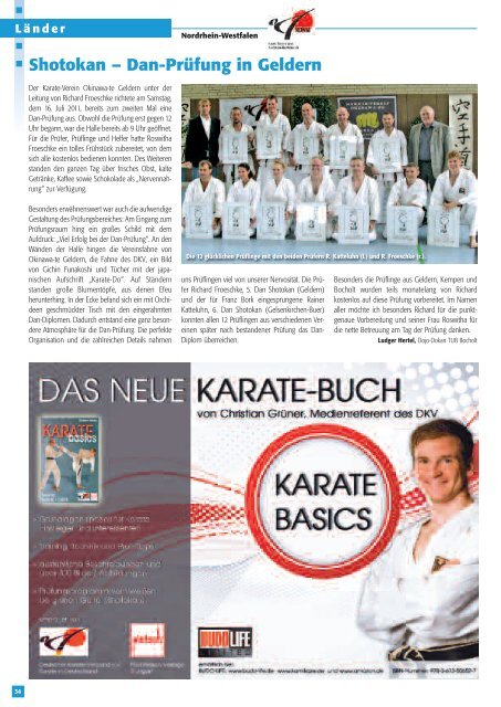 DKV-Magazin Nr. 5 - Chronik des deutschen Karateverbandes