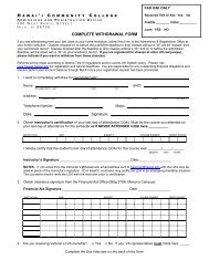 complete withdrawal form - Hawaii Community College - University ...