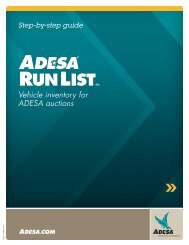 Step-by-step Guide - ADESA.com