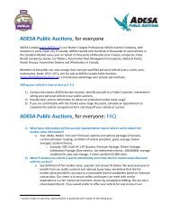 ADESA Public Auctions, for everyone ADESA Public ... - ADESA.com