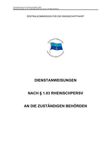 Atemschutzgeräteträger - Central Commission for the Navigation of ...