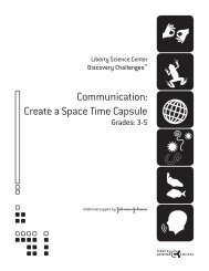 Create a Space Time Capsule - Liberty Science Center