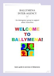 WELCOME TO BALLYMENA! - Northern Health and Social Care Trust