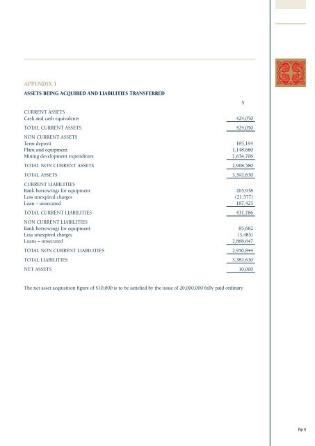 Prospectus - Kingsrose Mining