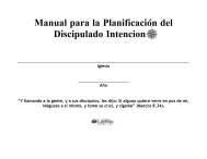 Manual para la PlanificaciÃ³n del Discipulado Intencional ... - LifeWay