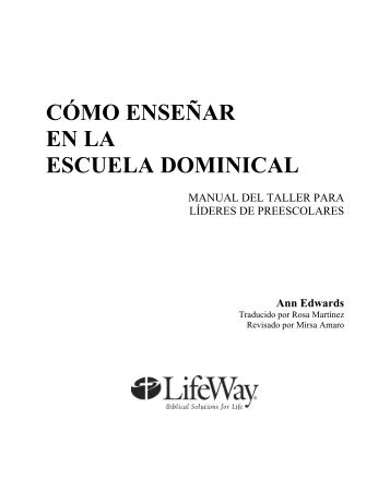 manual del taller para lÃ­deres de preescolares - LifeWay