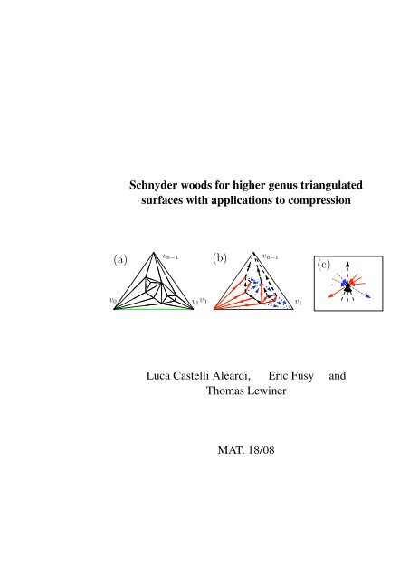 Schnyder woods for higher genus triangulated surfaces with ...