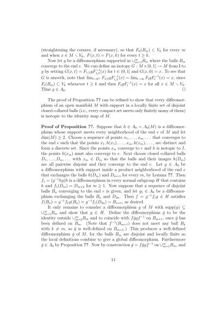 NORMAL SUBGROUPS OF DIFFEOMORPHISM AND ...